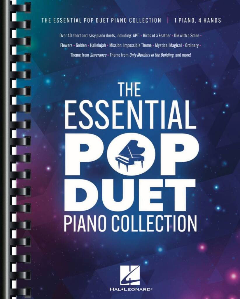 La raccolta essenziale di pianoforte per duetti pop