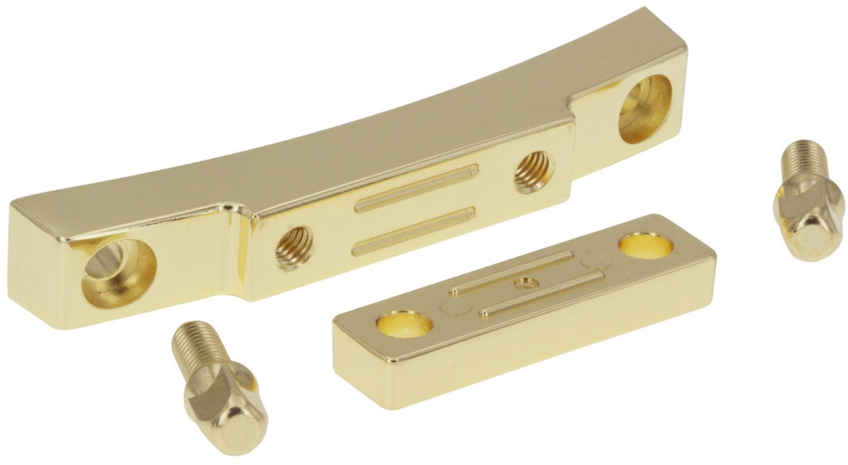 STOB5-BR - Piastra di testa Pressofuso "Deluxe" Tendicordiera Cordiera Ottone 62mm