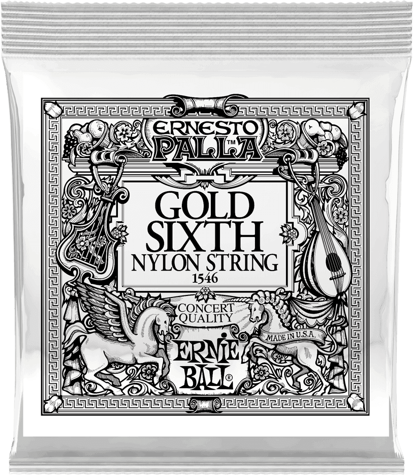 GOLD 6TH ERNESTO PALLA NYLON CLASSICAL GUITAR STRINGS