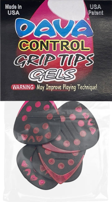 Plettri Grip Tips Gel Tip Sacchetto da 6 Pezzi