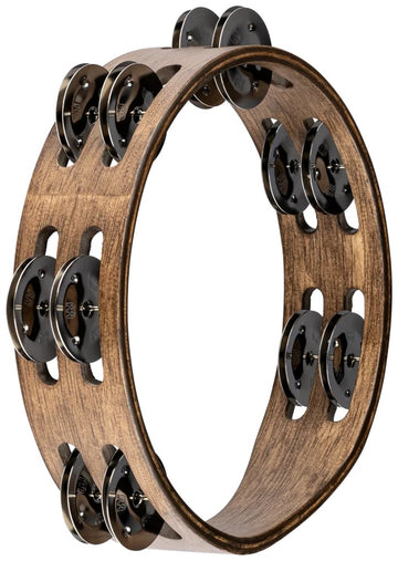 Tamburello Legno 8 Marrone Piattelli Ottone