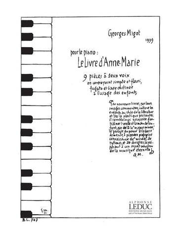 Migot Georges - Il libro di ANNE-marie
