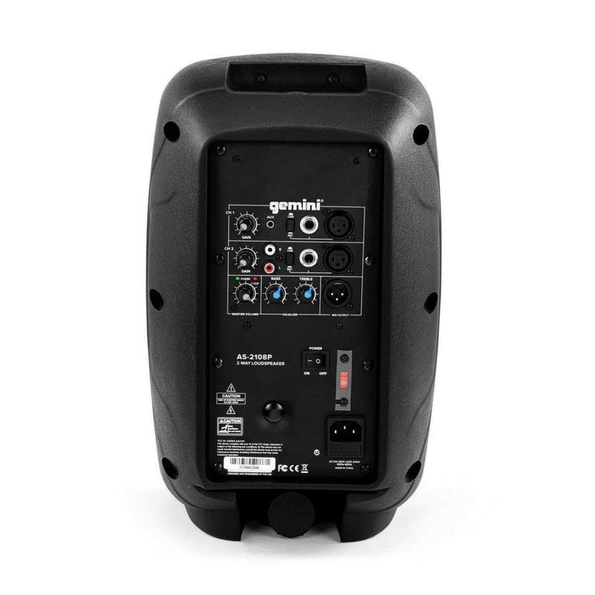 AS-2108p - Cassa Amplificata 8 Pollici