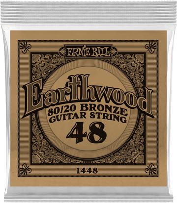 .048 EARTHWOOD 80/20 BRONZE ACOUSTIC GUITAR STRINGS