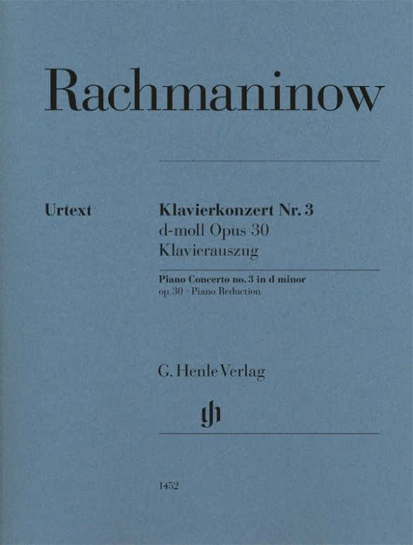 Rachmaninov S. - Concerto Pour Piano N°3 Re Mineur Op.3 - Reduction Piano