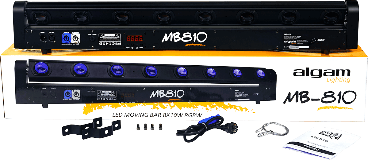 MB 810 - BARRA LED MOTORIZZATA 8 RGBW