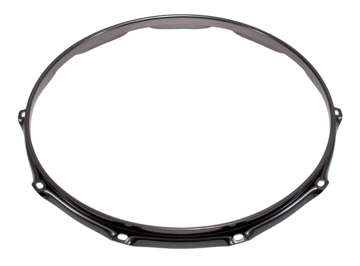 H23-14-10BK - CERCHIO 14" 10 TIRANTI NERO SUPER TRIPLA FLANGIA 2.3MM