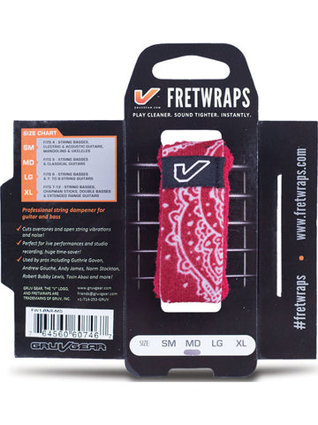 FretWraps Bandana Rossa - Medio