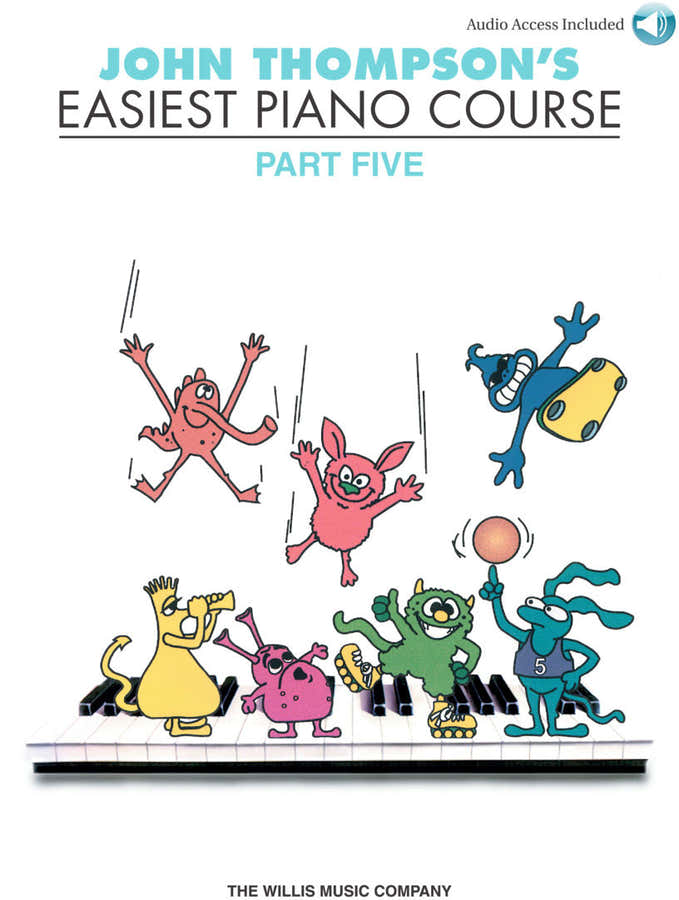 Il corso di pianoforte più facile di John Thompson Parte 5 +Audio