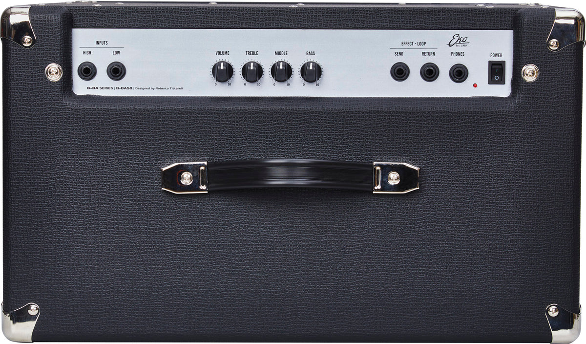 1 channel + FX loop - 12" speaker - 50W