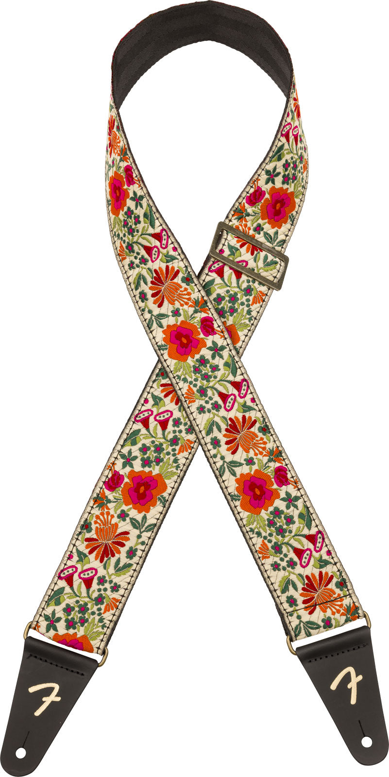Tracolla in jacquard Mosaic Crema
