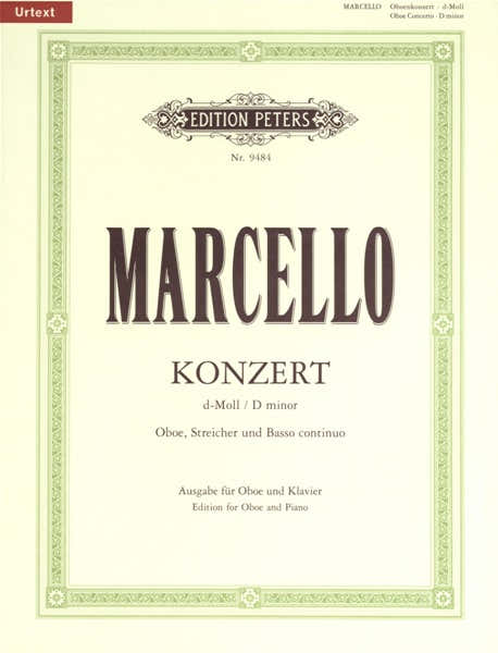 Marcello Alessandro - Concerto per oboe in Re minore - Oboe e pianoforte