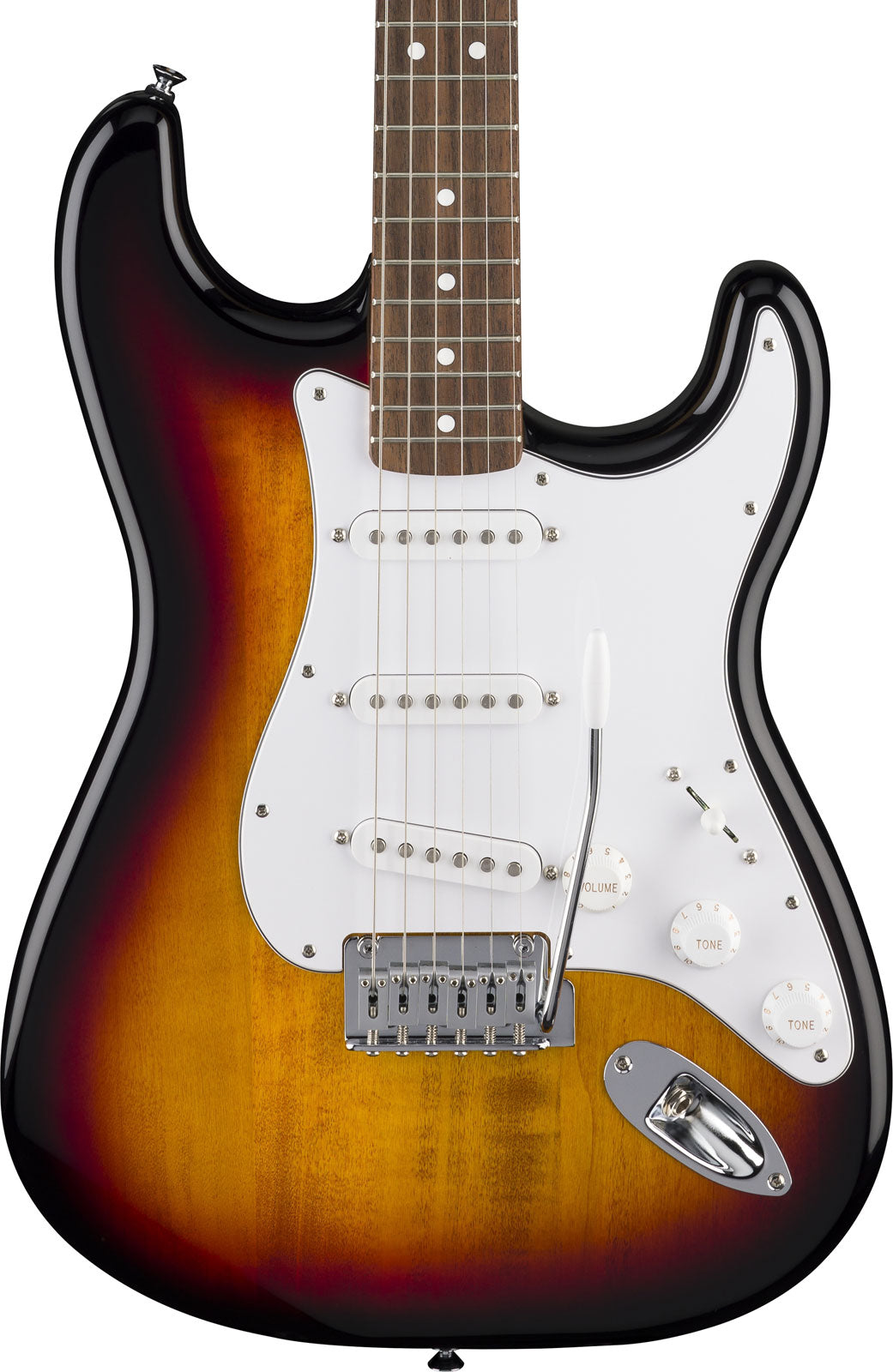 Standard Stratocaster LRL Battipenna Bianco Sunburst a 3 Colori