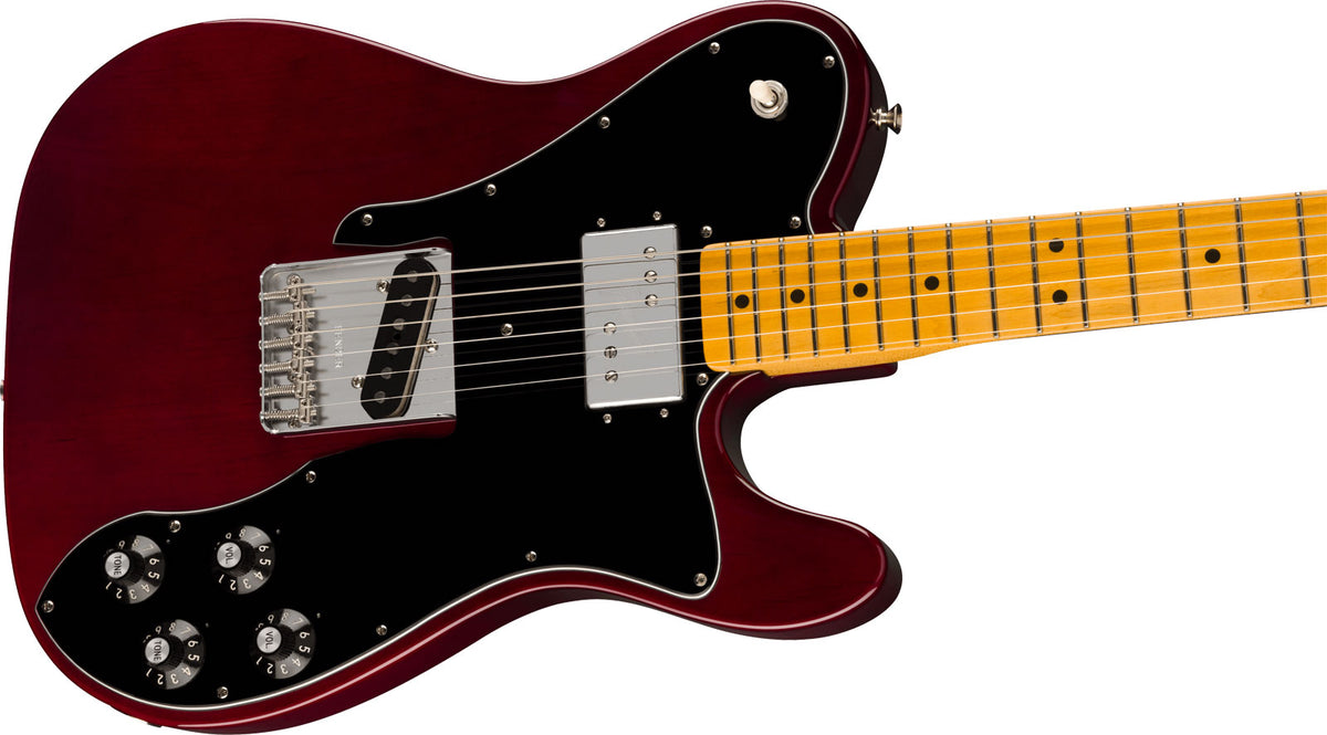 Telecaster 1977 Custom American Vintage II MN Rosso vino