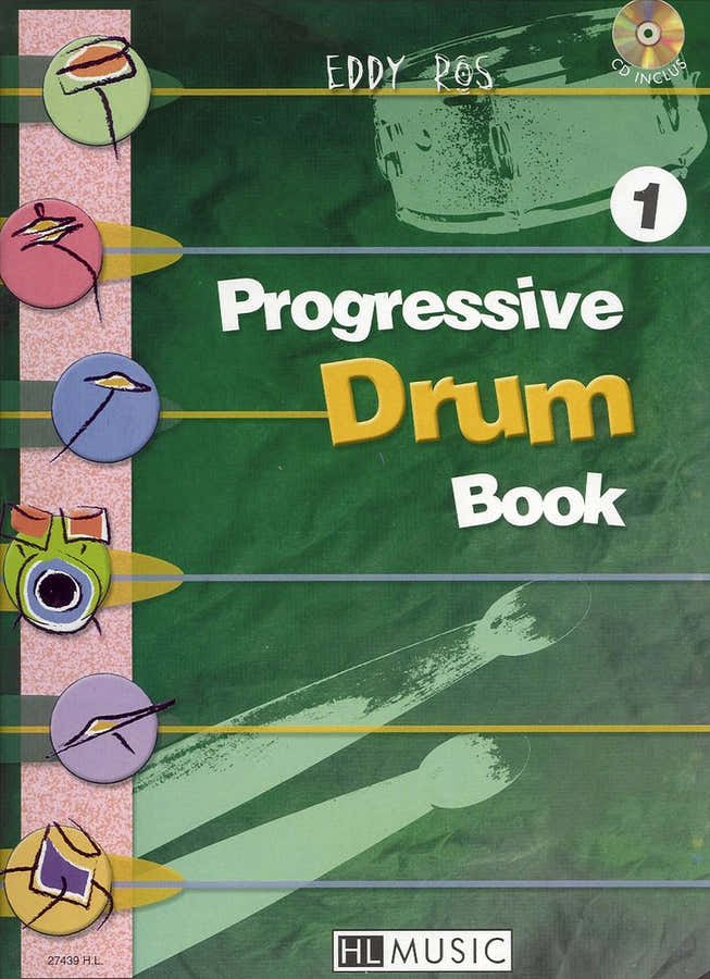 Ros Eddy - Progressive Drum Book 1 + CD - Batteria
