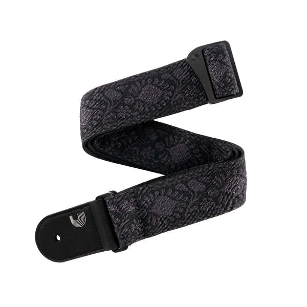 Tracolla per Chitarra Intrecciata Monterey Black Tubular