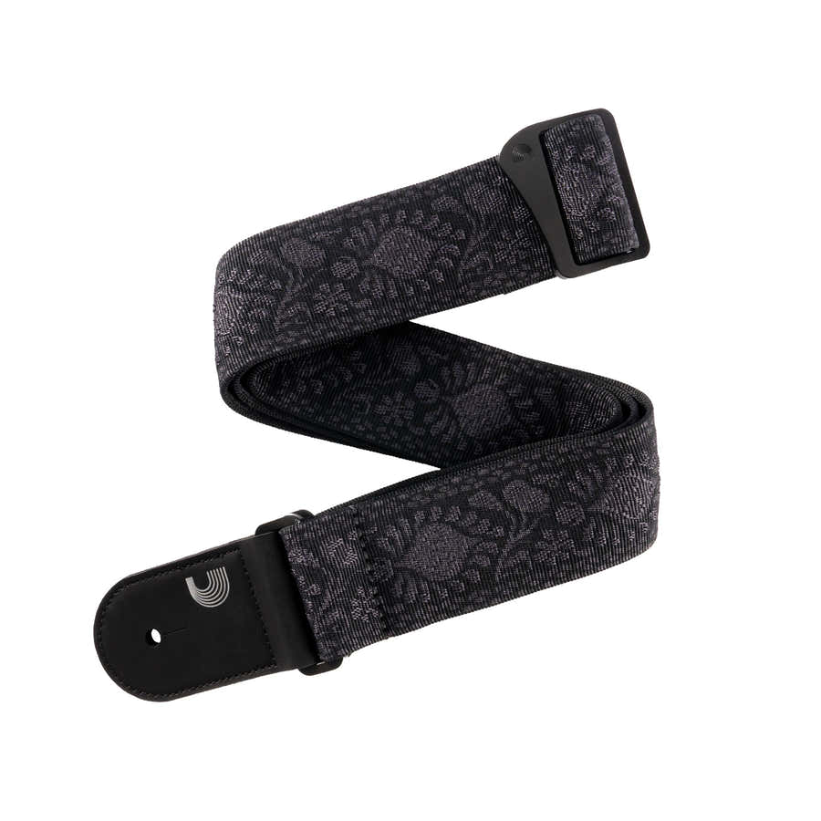Tracolla per Chitarra Intrecciata Monterey Black Tubular