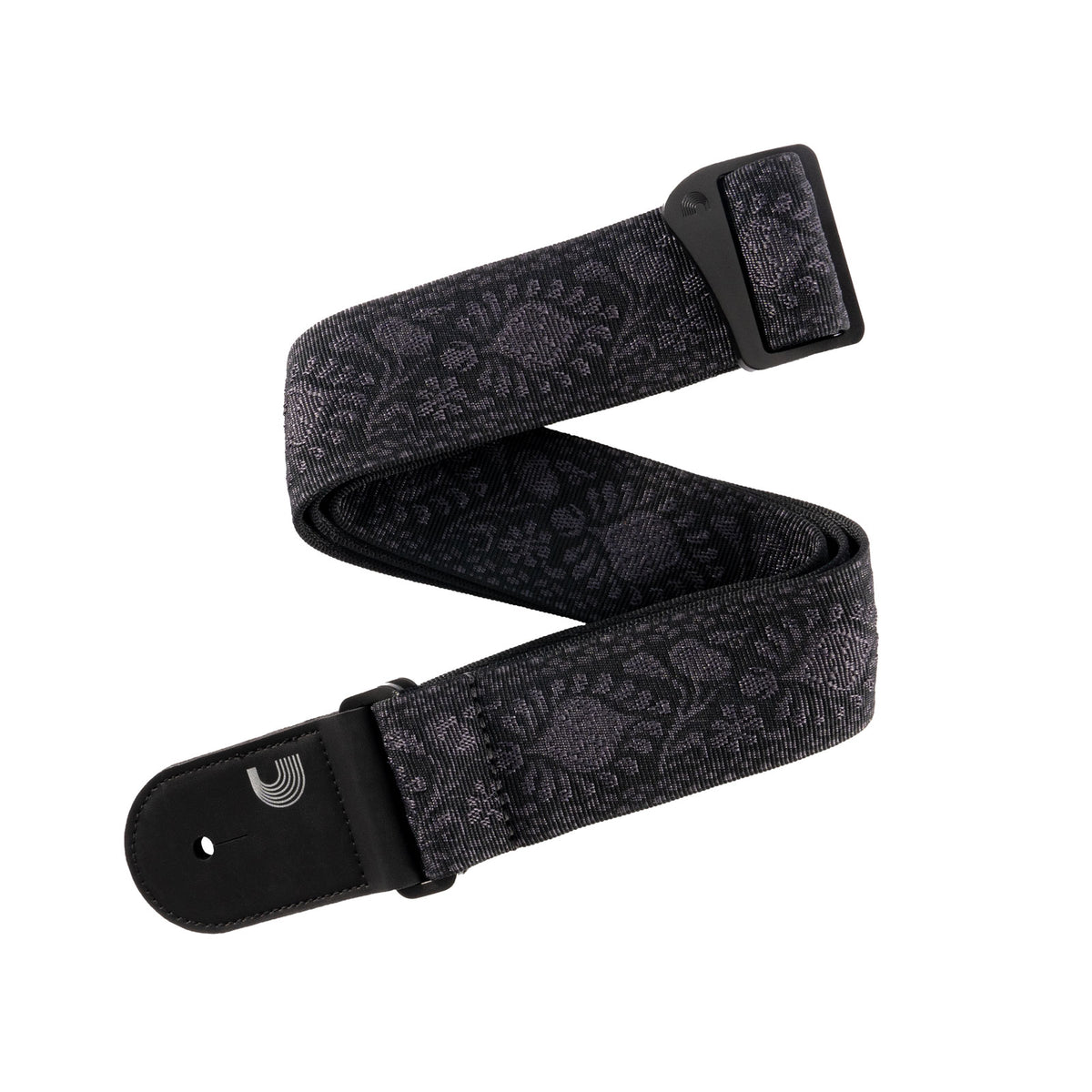 Tracolla per Chitarra Intrecciata Monterey Black Tubular