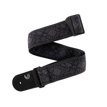 Tracolla per Chitarra Intrecciata Monterey Black Tubular