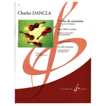 Dancla Charles - 7 Solos De Concertos Op.77 N°1 En Si Mineur - VIOLINO PIANOFORTE