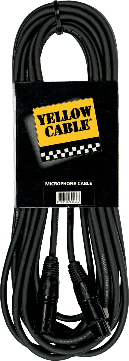 MICROPHONE STANDARD STANDARD CABLES XLR PROFILE MALE/XLR FEMALE 20M