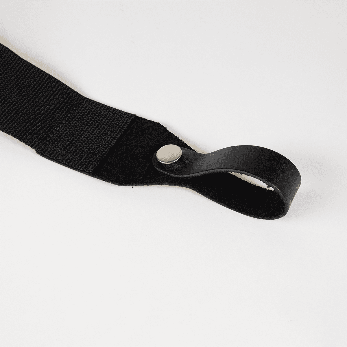 BLACK PP STRAP FOR ACOUSTIC GUITAR