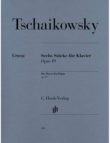Tchaïkovski - Six Pièces Pour Piano Op. 19 - Pianoforte