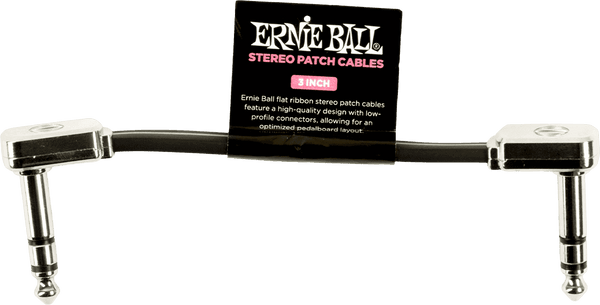 CABLES INSTRUMENT PATCH TRS - THIN & FLAT ELBOW - 7.5 CM