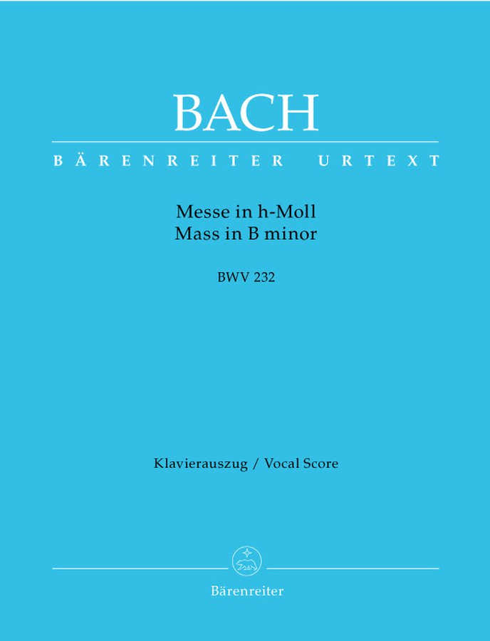 J.S. - Messa in Si minore Bwv 232 - Riduzione corale pianoforte