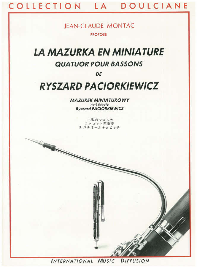 Paciorkiewicz - Mazurka En Miniature - Quatuor Bassons