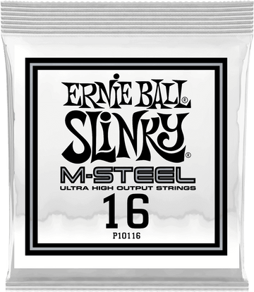 .016 M-STEEL PLAIN ELECTRIC GUITAR STRINGS
