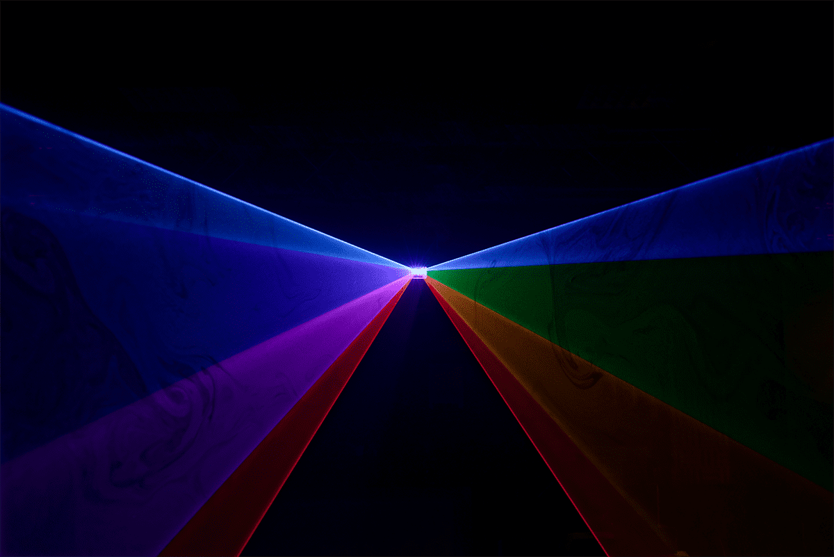 SPECTRUM 500 RGB - LASER POLICROMO VERDE ROSSO BLU