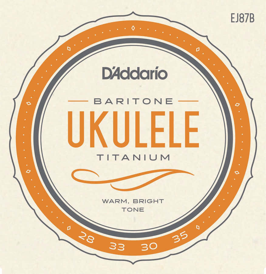 EJ87b Titanio Ukulele Corde Baritono