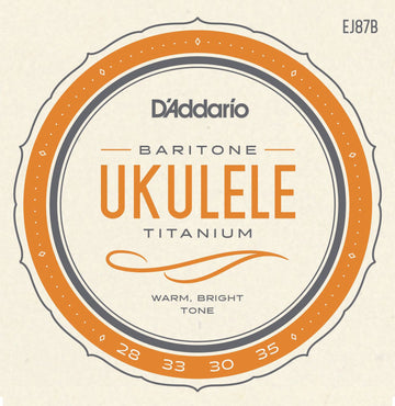 EJ87b Titanio Ukulele Corde Baritono