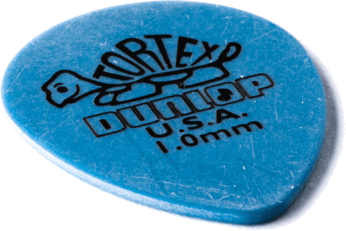 36 x 1,00mm Tortex Small Teardrop Blu