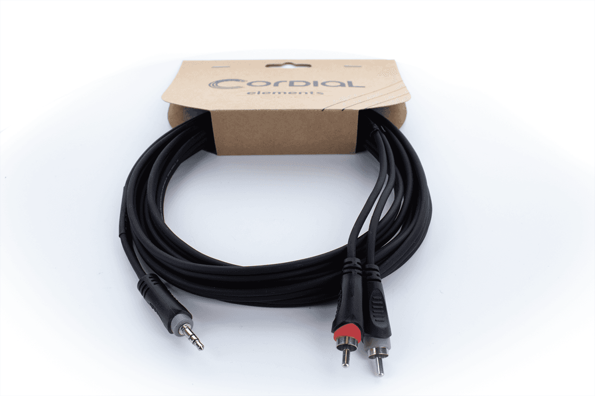 Cavo Y Mini-jack Stereo / 2 RCA 3 M