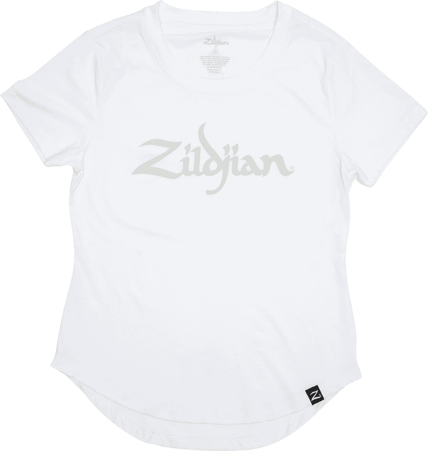 Taglia XL - T-Shirt Donna Zildjian Bianca