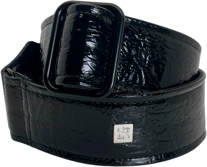 Distressed Vernice Nero