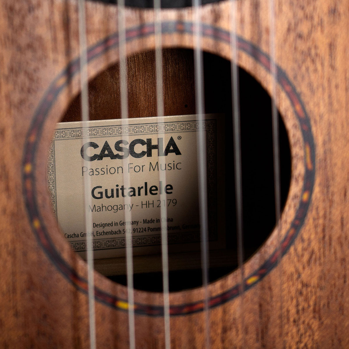HH 2179 Guitarlele Mogano + custodia e 3 plettri