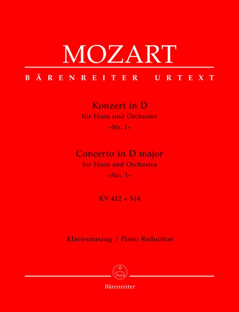 Moz W.A. - Concerto N°1 In Re Maggiore Kv 412 + 514 (386D) Per Corno E Orchestra - Corno Pianoforte