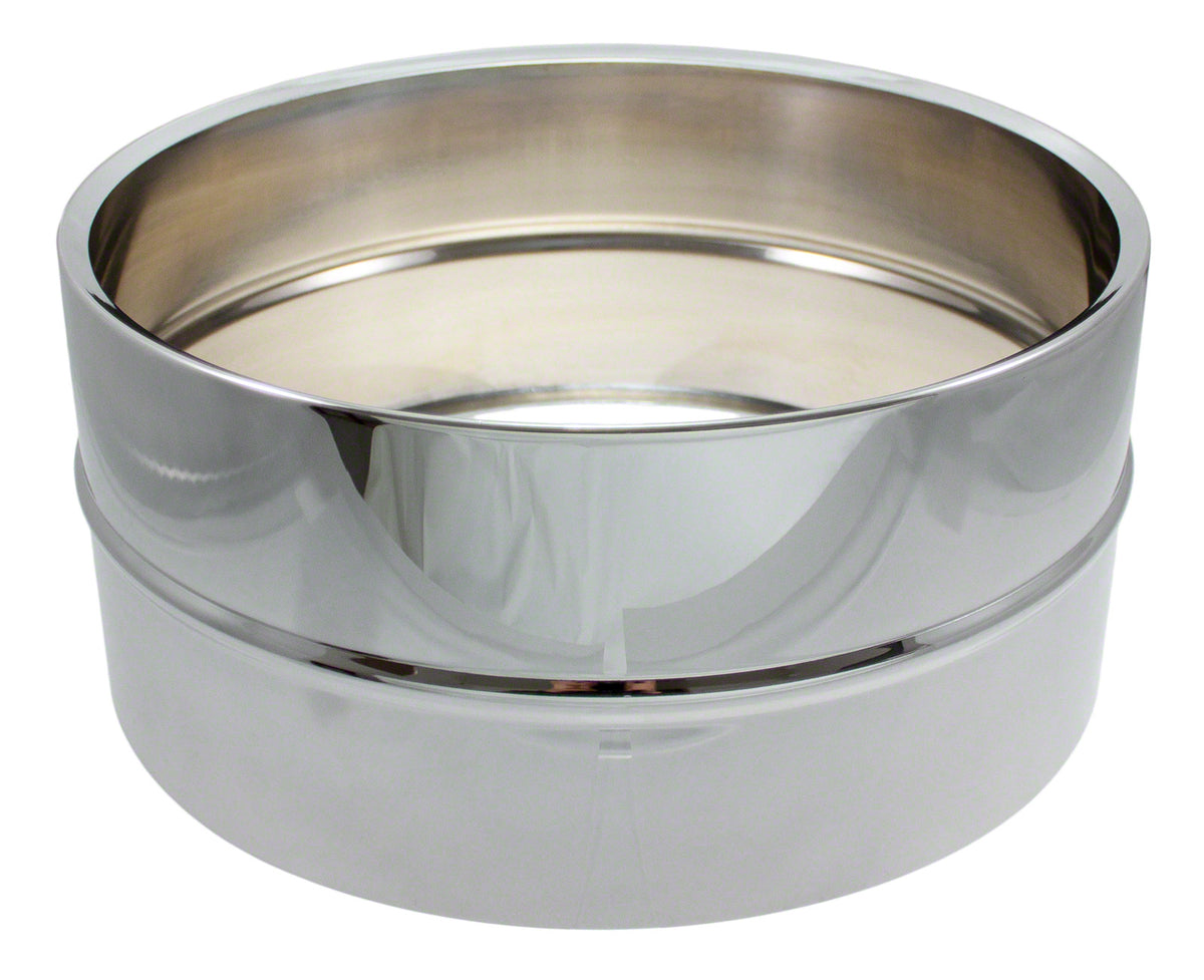 SST1408 - 14" X 8" Fusto In Acciaio - Cassa Chiara