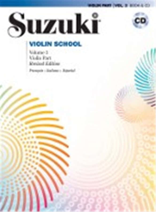 Suzuki Violin School Parte di violino Vol.3 Edizione riveduta + CD - Violino