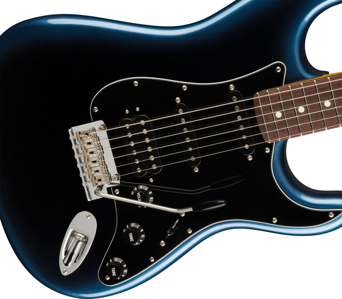 Stratocaster HSS American Professional II RW Notte Oscura