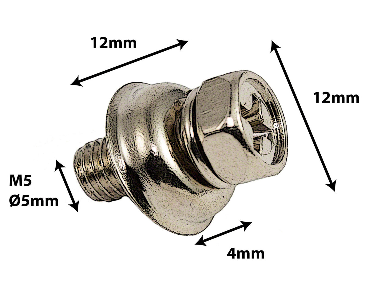 M5 12mm - Vite Interna per Fusto in Metallo (X10)