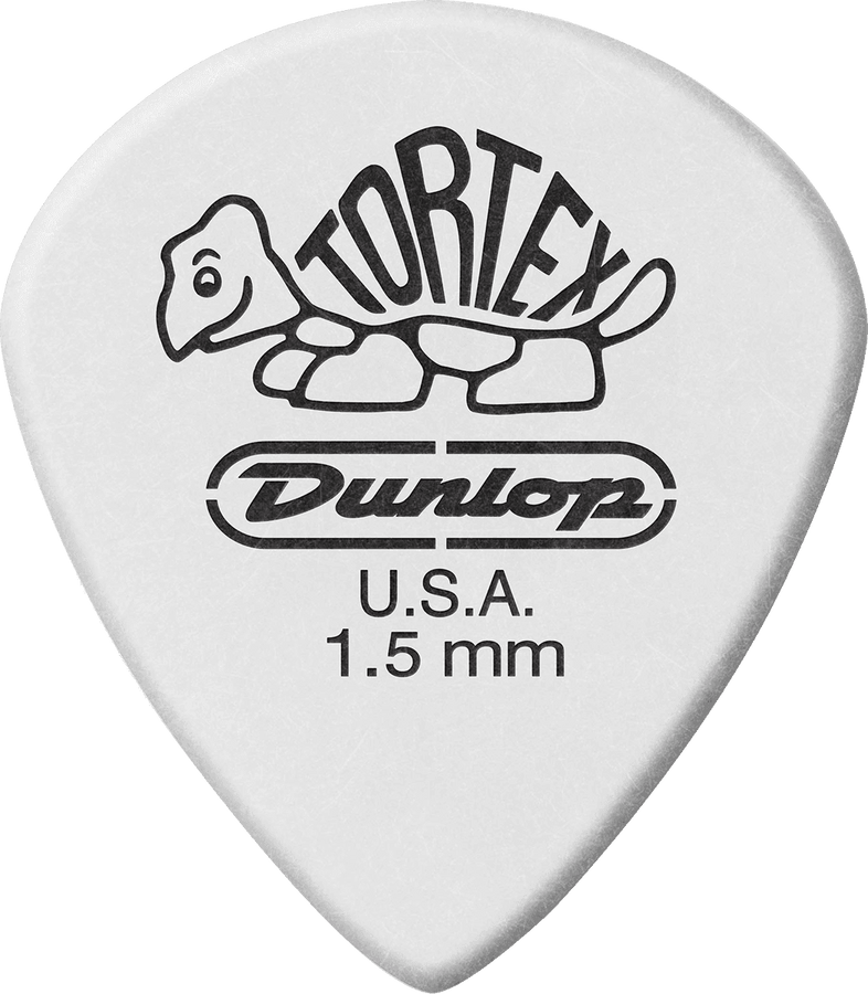 12 x 1,50mm Tortex Bianco Jazz III