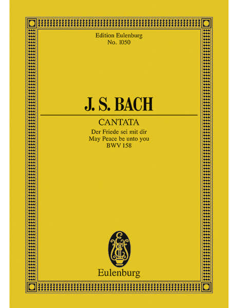- Cate No. 158 Bwv 158 - Solo-Bass Choeur Et Chamber Orchestre
