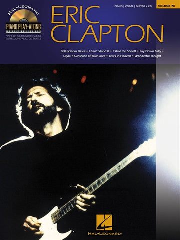 Piano Play-Along Volume 78 - Eric Clapton + CD - PVG