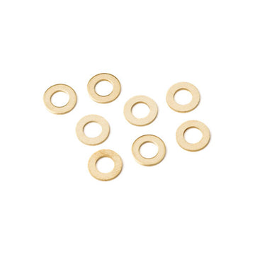 TRUSS ROD WASHERS VINTAGE GUITAR/BASS .204X.367 BRASS (12)