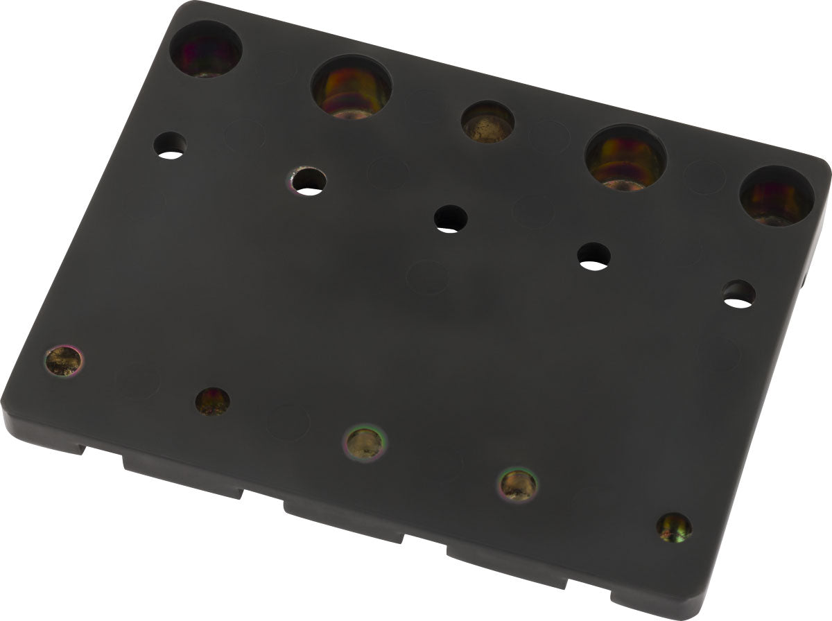 Fender Gruppo ponte per basso a 4 corde HiMass con sellette in ottone Nero