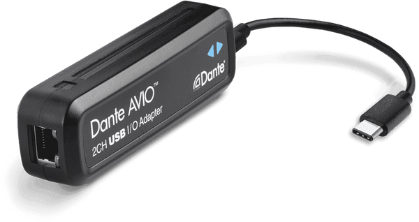 AVIO ADAPTER DANTE-USBC 2CH I/O